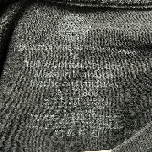 WWE Authentic Stone Cold Steve Austin Flag Skull Wrestling Graphic‎ Shirt Size M - Picture 3 of 3